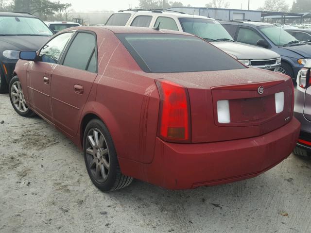 1G6DP577760147554 - 2006 CADILLAC CTS HI FEA RED photo 3