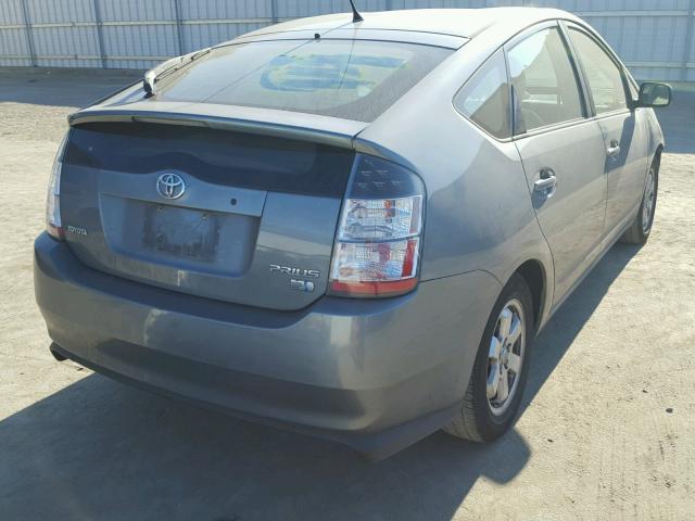 JTDKB20U940047194 - 2004 TOYOTA PRIUS GRAY photo 4