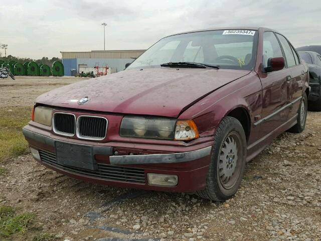 WBACD4329TAV36060 - 1996 BMW 328 I AUTO MAROON photo 2