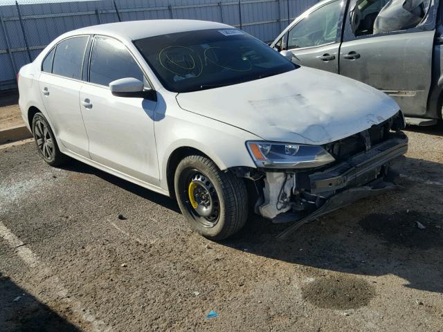 3VW1K7AJ7DM211324 - 2013 VOLKSWAGEN JETTA BASE WHITE photo 1