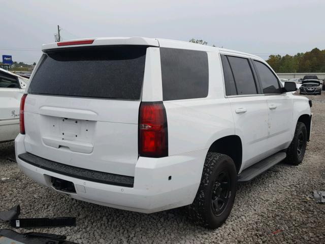 1GNLCDEC9HR307521 - 2017 CHEVROLET TAHOE POLI WHITE photo 4