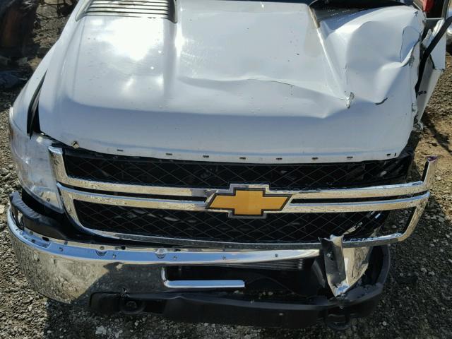 1GB4CZC86EF143607 - 2014 CHEVROLET SILVERADO WHITE photo 7