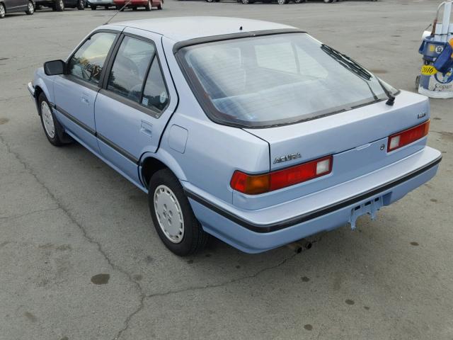 JH4DA174XHS013527 - 1987 ACURA INTEGRA RS BLUE photo 3