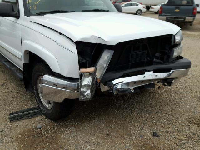 2GCEK19TX31249143 - 2003 CHEVROLET SILVERADO WHITE photo 9