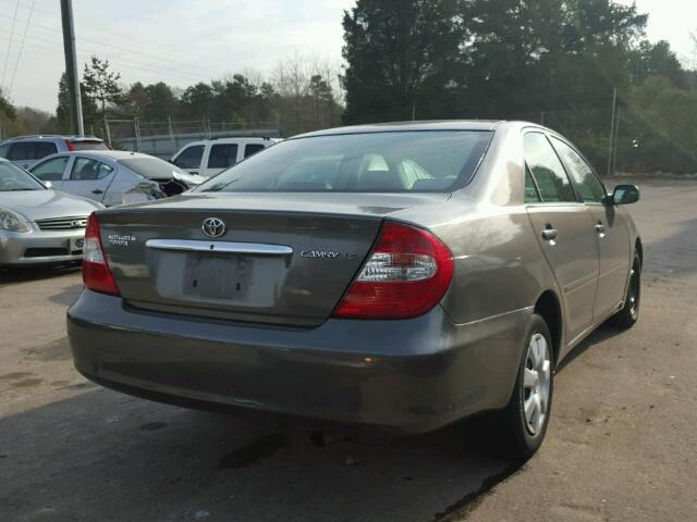 4T1BE32K24U799381 - 2004 TOYOTA CAMRY LE GRAY photo 4