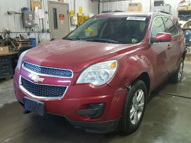 2GNFLFEKXF6415283 - 2015 CHEVROLET EQUINOX LT BURGUNDY photo 2