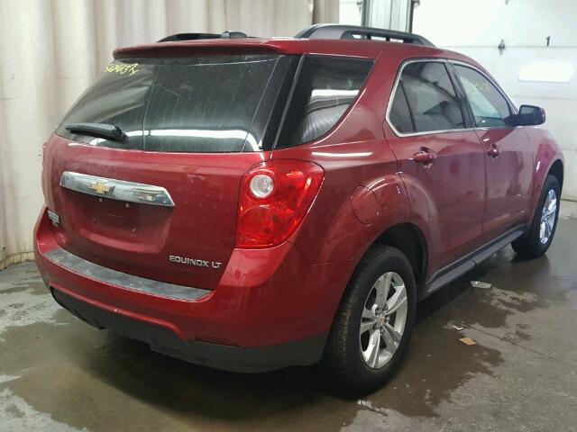 2GNFLFEKXF6415283 - 2015 CHEVROLET EQUINOX LT BURGUNDY photo 4