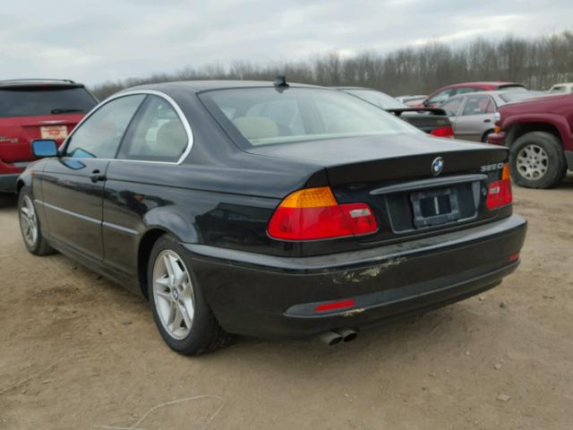 WBABD33414PL05269 - 2004 BMW 325 CI BLACK photo 3