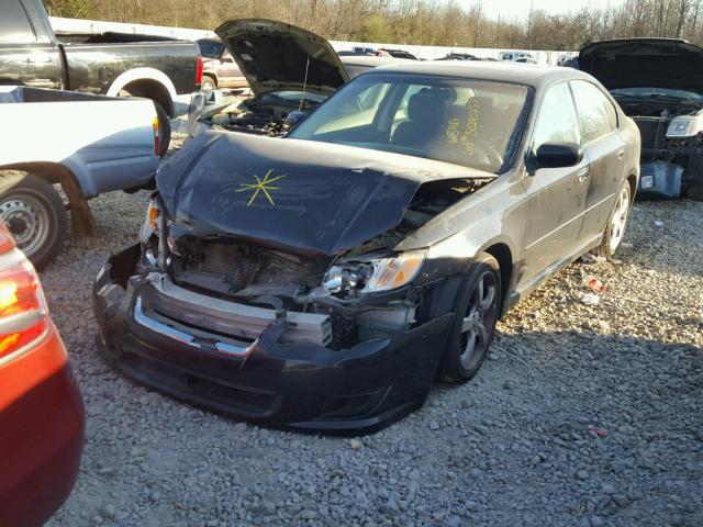 4S3BL616797228975 - 2009 SUBARU LEGACY 2.5 BLACK photo 2