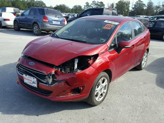 3FADP4BJ7GM113886 - 2016 FORD FIESTA SE RED photo 2