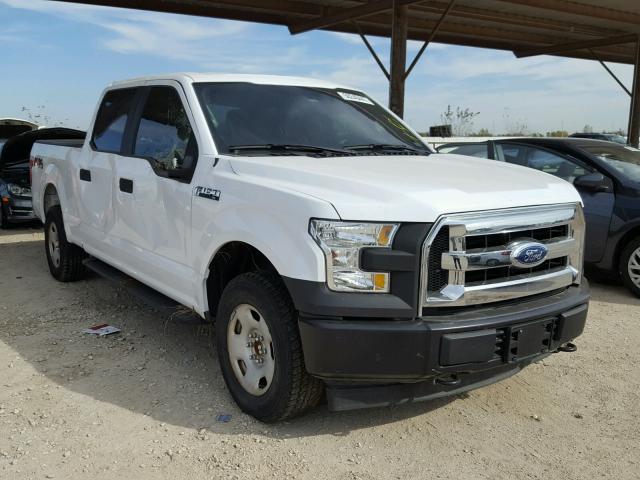 1FTFW1EF5HKC08080 - 2017 FORD F150 SUPER WHITE photo 1