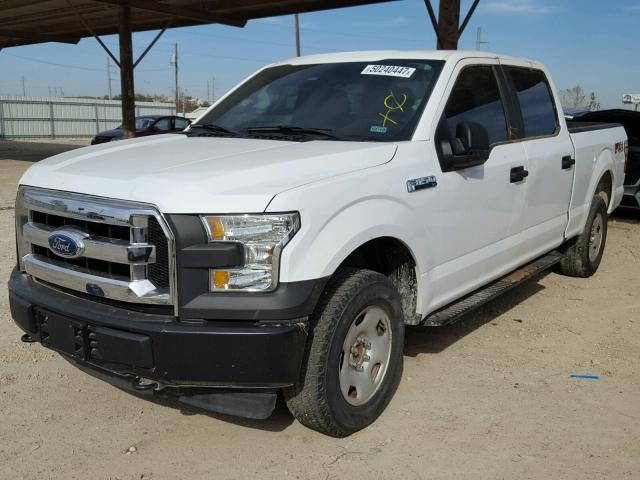 1FTFW1EF5HKC08080 - 2017 FORD F150 SUPER WHITE photo 2