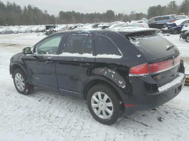 2LMDU88CX7BJ12073 - 2007 LINCOLN MKX BLACK photo 3