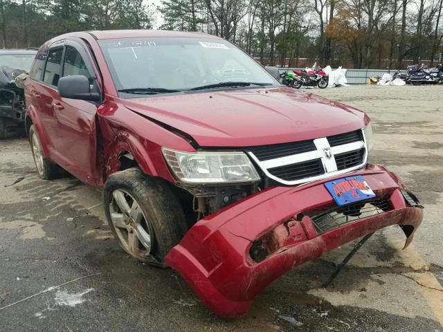 3D4GG57V09T242542 - 2009 DODGE JOURNEY SX RED photo 1