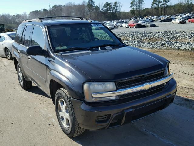 1GNDS13S172208067 - 2007 CHEVROLET TRAILBLAZE BLACK photo 1