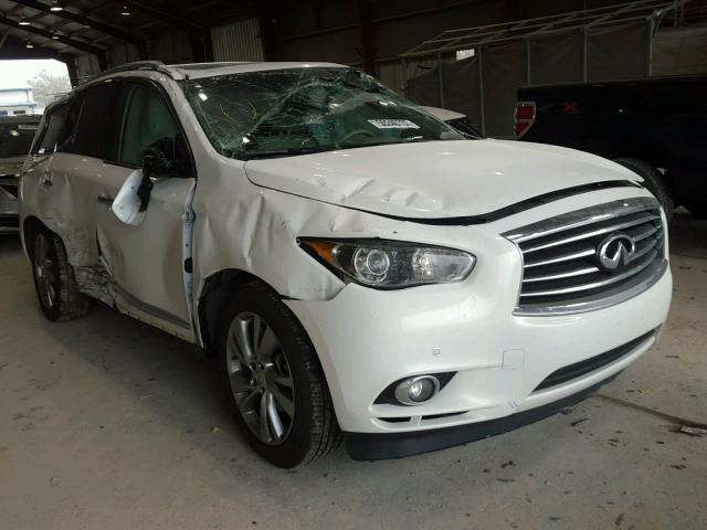 5N1AL0MNXDC341424 - 2013 INFINITI JX35 BASE WHITE photo 1