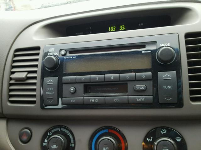 4T1BE32K83U244370 - 2003 TOYOTA CAMRY LE შავი ფოტო 9