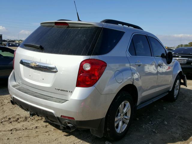 2GNFLPE56C6389390 - 2012 CHEVROLET EQUINOX LT SILVER photo 4