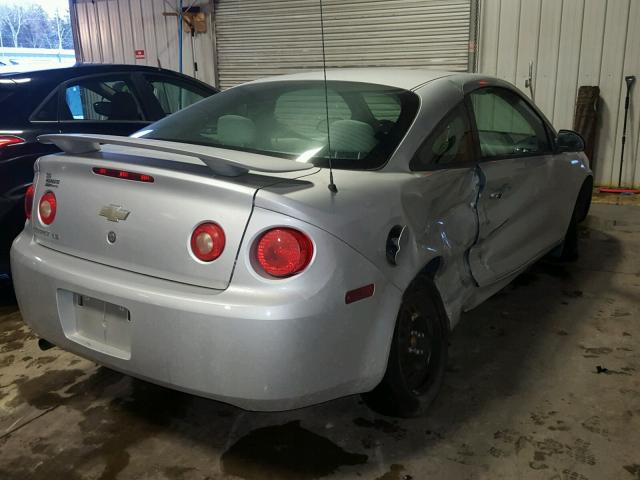 1G1AK15F367632789 - 2006 CHEVROLET COBALT LS SILVER photo 4