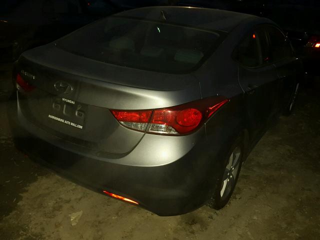 KMHDH4AE2CU328024 - 2012 HYUNDAI ELANTRA GL BROWN photo 4