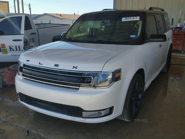 2FMGK5C88JBA01447 - 2018 FORD FLEX SEL თეთრი ფოტო 2