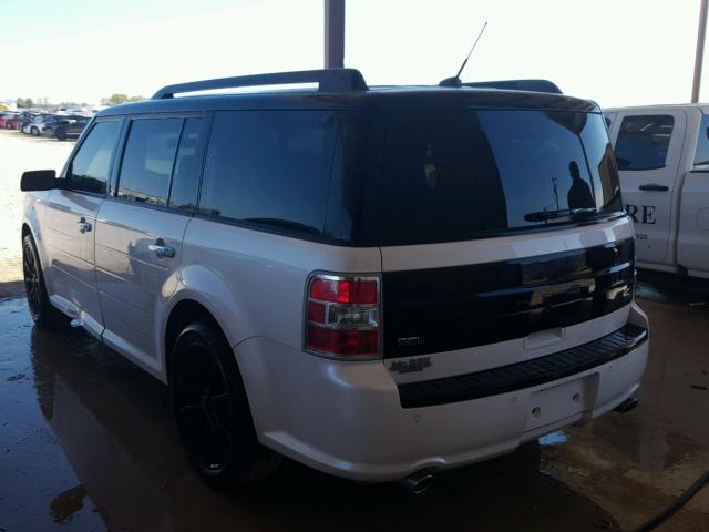 2FMGK5C88JBA01447 - 2018 FORD FLEX SEL თეთრი ფოტო 3