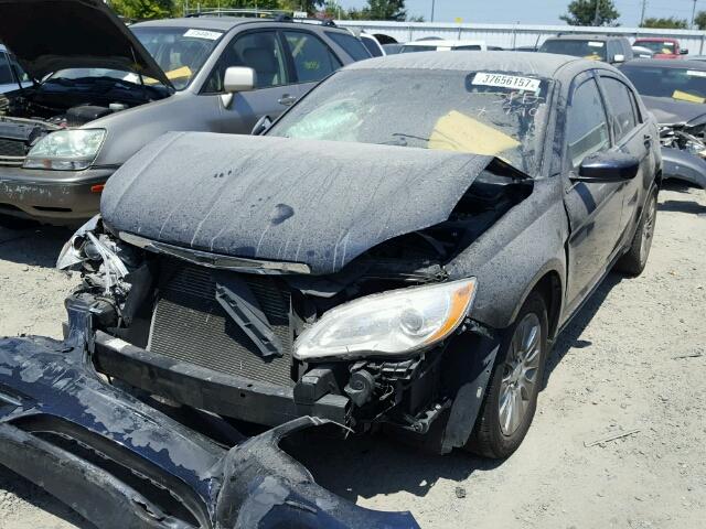 1C3CCBAB4CN244634 - 2012 CHRYSLER 200 LX BLUE photo 2