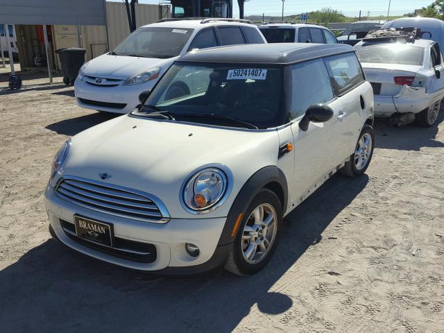 WMWZF3C50DT491055 - 2013 MINI COOPER CLU WHITE photo 2