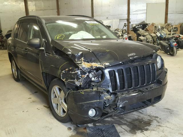 1J8FT47W88D566391 - 2008 JEEP COMPASS SP BLACK photo 1