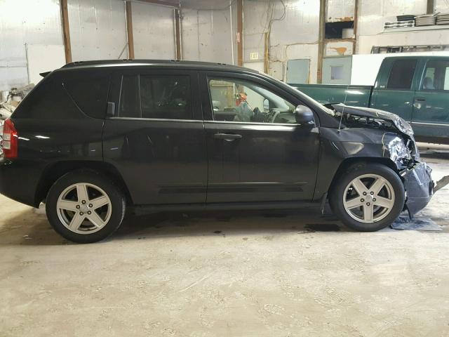 1J8FT47W88D566391 - 2008 JEEP COMPASS SP BLACK photo 9
