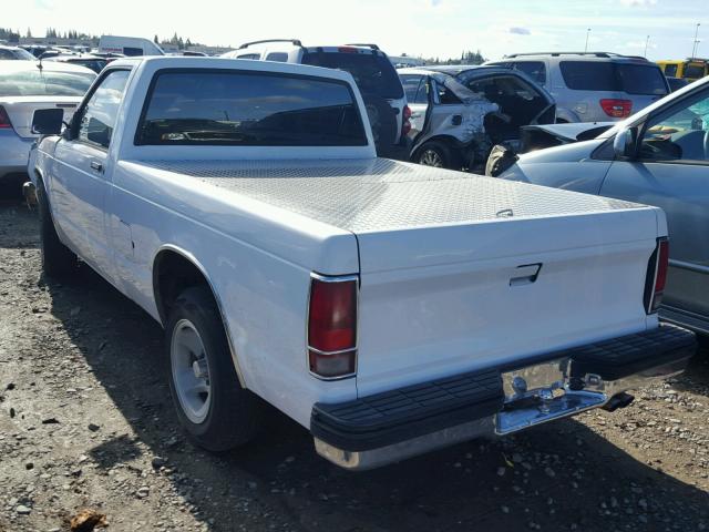 1GCCS14R6M8297935 - 1991 CHEVROLET S TRUCK S1 WHITE photo 3