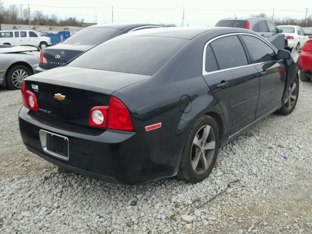 1G1ZC5E14BF351404 - 2011 CHEVROLET MALIBU 1LT შავი ფოტო 4