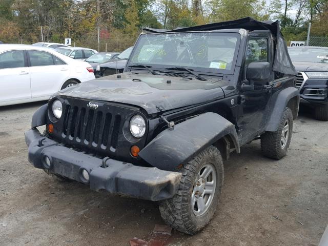 1C4AJWAG6DL504587 - 2013 JEEP WRANGLER S 黑色 照片 2