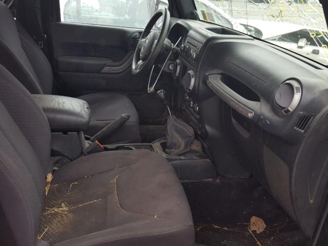 1C4AJWAG6DL504587 - 2013 JEEP WRANGLER S 黑色 照片 5