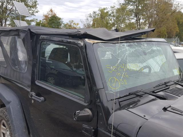 1C4AJWAG6DL504587 - 2013 JEEP WRANGLER S 黑色 照片 9