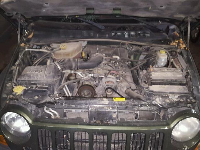 1J4GL48KX7W647476 - 2007 JEEP LIBERTY SP GREEN photo 7