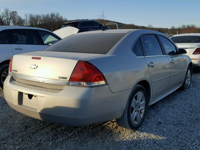 2G1WA5EK1A1204674 - 2010 CHEVROLET IMPALA LS SILVER photo 4