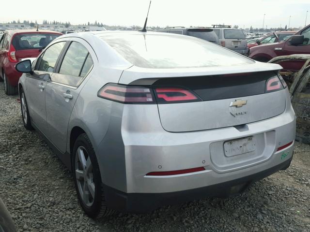 1G1RE6E43DU144740 - 2013 CHEVROLET VOLT SILVER photo 3