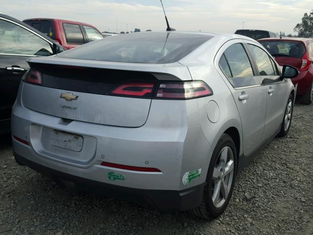 1G1RE6E43DU144740 - 2013 CHEVROLET VOLT SILVER photo 4