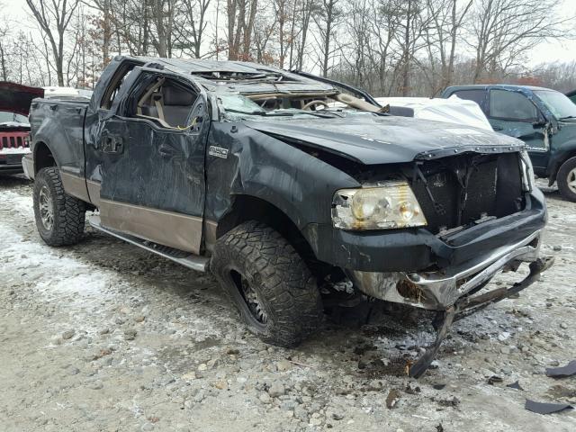 1FTPX04566KB83465 - 2006 FORD F150 GREEN photo 1