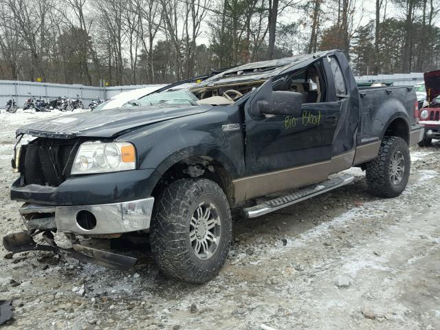 1FTPX04566KB83465 - 2006 FORD F150 GREEN photo 2