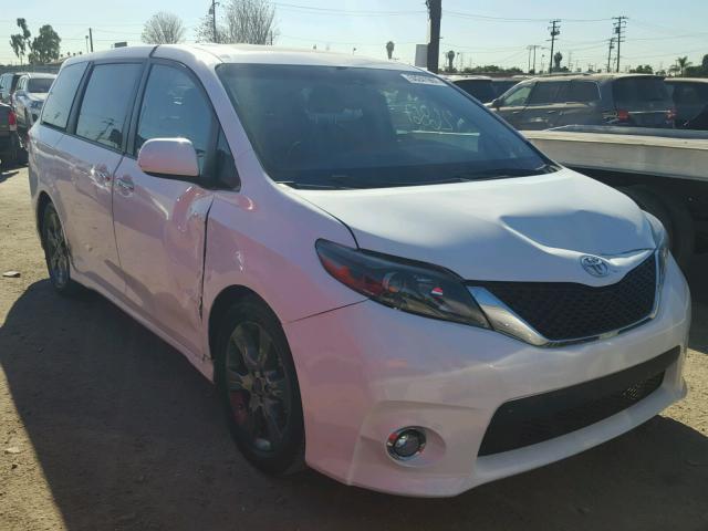 5TDXK3DC2FS643552 - 2015 TOYOTA SIENNA SPO WHITE photo 1