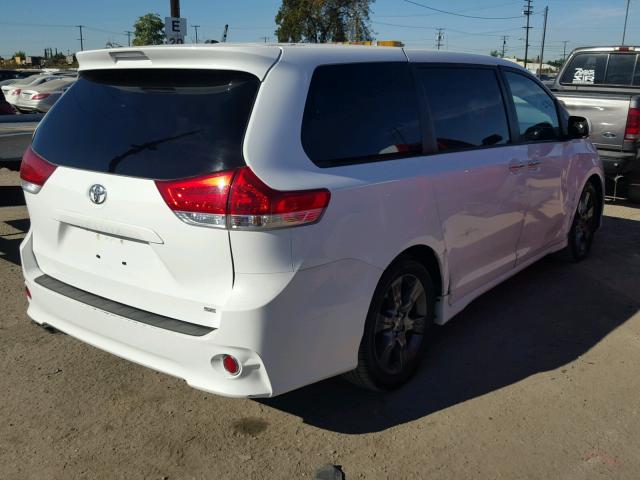 5TDXK3DC2FS643552 - 2015 TOYOTA SIENNA SPO WHITE photo 4