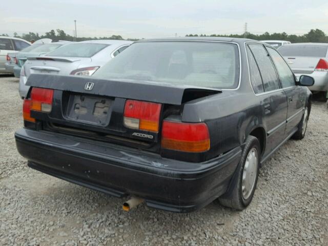 1HGCB7574NA011933 - 1992 HONDA ACCORD EX BLACK photo 4