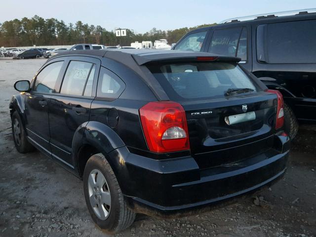 1B3HB28B08D585988 - 2008 DODGE CALIBER BLACK photo 3