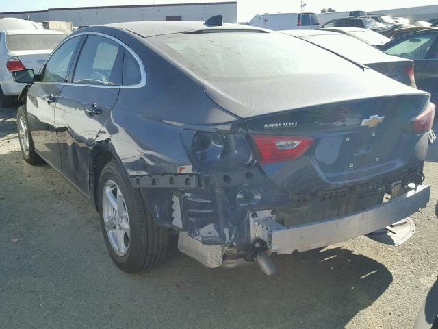 1G1ZB5ST4HF116941 - 2017 CHEVROLET MALIBU LS BLUE photo 3