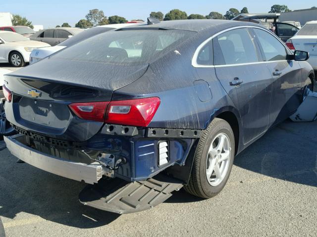 1G1ZB5ST4HF116941 - 2017 CHEVROLET MALIBU LS BLUE photo 4