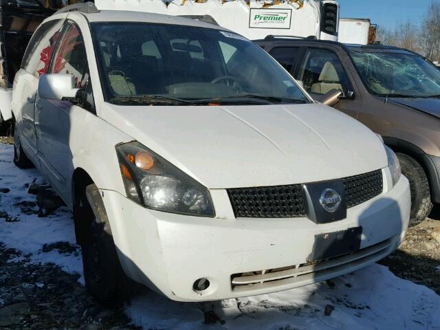 5N1BV28U95N107910 - 2005 NISSAN QUEST S WHITE photo 1