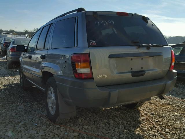 1J8GW38S22C170083 - 2002 JEEP GRAND CHER GRAY photo 3