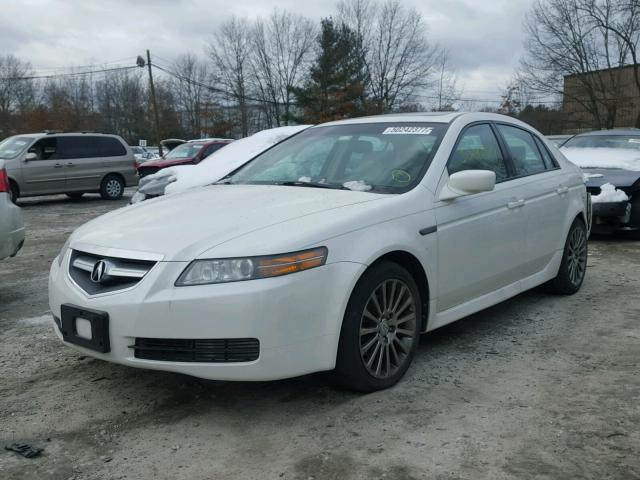 19UUA66295A045466 - 2005 ACURA TL WHITE photo 2